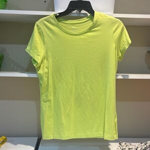 Lands' End Bright Green Short Sleeve Tee